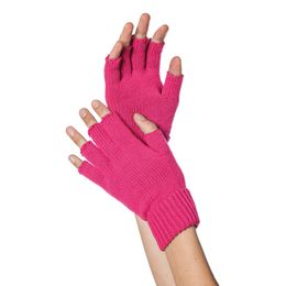 Fingerlösa Vantar Neonrosa