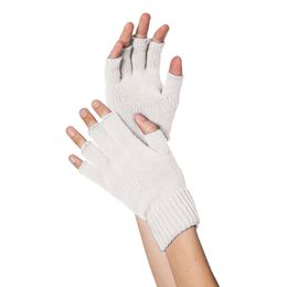 Fingerlösa Vantar Vita