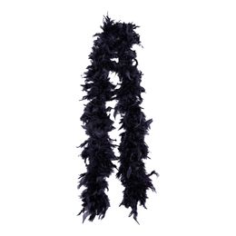 Fjærboa Deluxe Svart