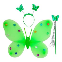 Vihreä Perhosasusetti Lapsille