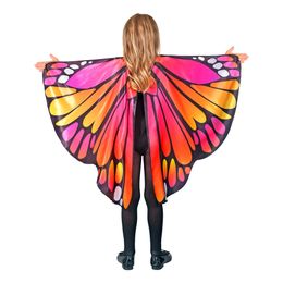 Sommerfugl Store Vinger Orange Sæt til Børn