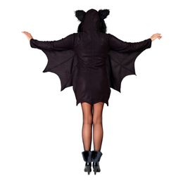 Bildspel - Fladdermus Klänning Dam Maskeraddräkt