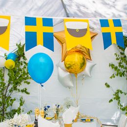 Lysbildefremvisning - Vimpelguirlande Tillykke til Studenten