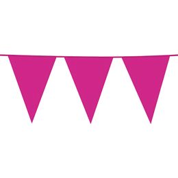 Vimpelguirlande Hot Pink