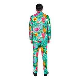 Bildspel - Flamingo Neon Kostym Maskeraddräkt