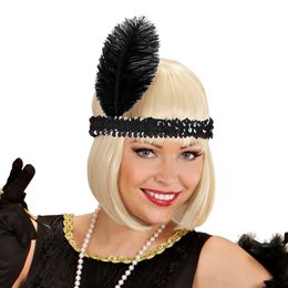 Diaesitys - Flapper Otsanauha Musta