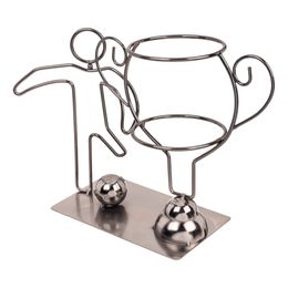Bildspel - Flaskhållare i Metall Fotboll