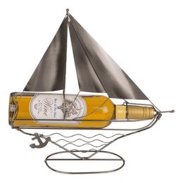 Flaskestativ i Metall Seilskip