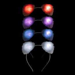 Blød LED Hårbøjle med Ører