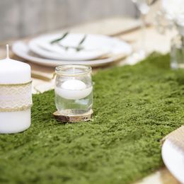 Bildspel - Flytande Ljus Matt Vit