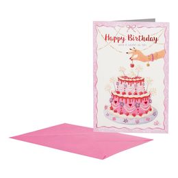 Bildspel - Födelsedagskort Cherry Cake