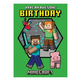 Födelsedagskort Minecraft