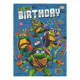 Födelsedagskort Ninja Turtles
