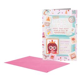 Bildspel - Födelsedagskort Passport Birthday