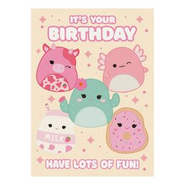 Födelsedagskort Squishmallows