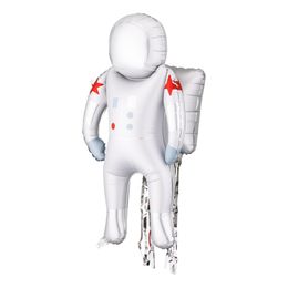 Folieballong Astronaut med Streamers