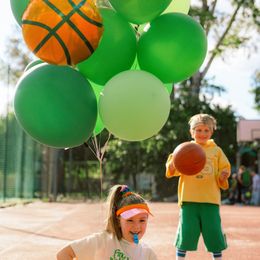Bildspel - Folieballong Basketboll