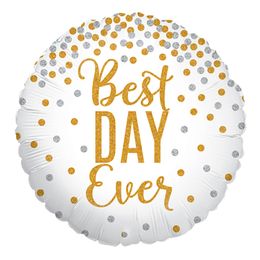 Folieballon Best Day Ever