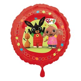 Lysbildefremvisning - Folieballong Bing Rød