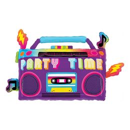 Folieballon Boombox Party Time