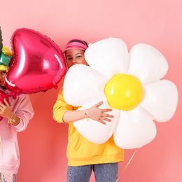 Bildspel - Folieballong Daisy Flower