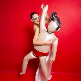 Lysbildefremvisning - Folieballong Dancing Guy