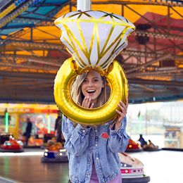 Bildspel - Folieballong Diamantring