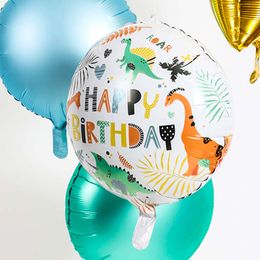 Bildspel - Folieballong Dino Roar Happy Birthday