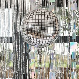 Bildspel - Folieballong Discokula Silver