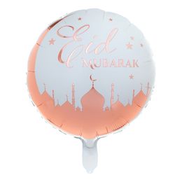 Bildspel - Folieballong Eid Mubarak Roséguld