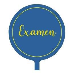 Folieballong Examen Blå/Gul
