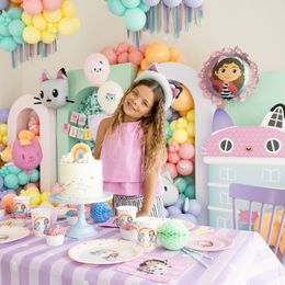 Bildspel - Folieballong Gabbys Dockskåp med Volang