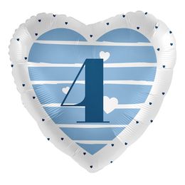 Bildspel - Folieballong Grattis Blå