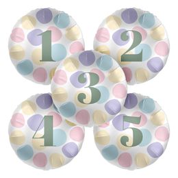 Folieballong Grattis Prickar