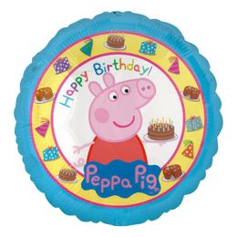 Folieballong Peppa Gris Rund
