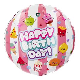 Folieballong Happy Birthday Kawaii