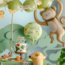 Bildspel - Folieballong Happy Birthday Safari Party