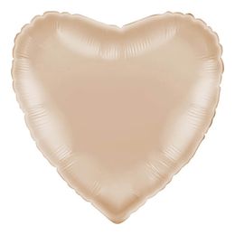 Folieballong Hjärta Californian Gold