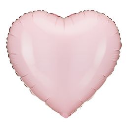 Folieballong Hjärta Ljusrosa
