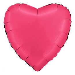 Folieballong Hjärta Satin Lipstick