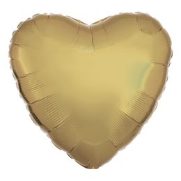 Folioilmapallo Sydän Valkoinen Kulta Metallic