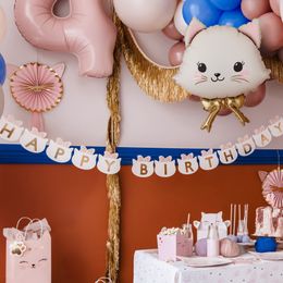 Lysbildefremvisning - Folieballong Katt