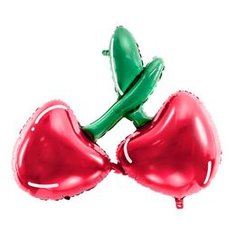 Folieballong Körsbär