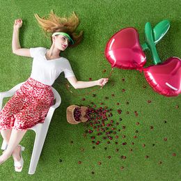 Bildspel - Folieballong Körsbär