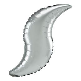 Folieballong Kurvad Satin Silver