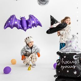 Lysbildefremvisning - Folieballong Lilla Flaggermus