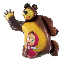 Folieballon Masha og Bjørnen Shape