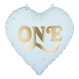 Folieballong One Lyseblå