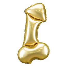 Folieballon Penis Guld