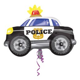 Folieballong Politibil